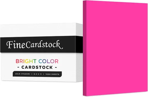 Miniatura 21 de Papel de alta calidad para tarjetas de colores, caja de 1000 hojas, cartulina de peso medio de 65 libras, perfecta para suministros escolares, artes