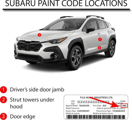 Miniatura 3 de R&E Paint Supply PAK, naranja sol para Subaru OEM pintura a juego