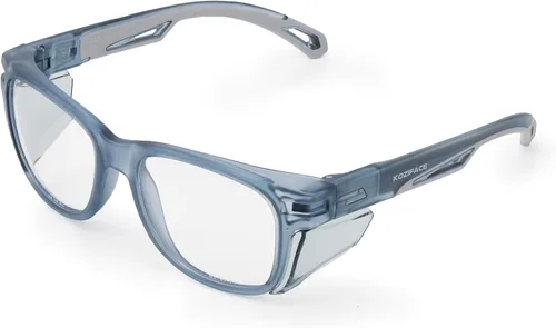 Miniatura 11 de KOZIFACE E52 - Gafas de seguridad antivaho ANSI Z87.1, protección ocular con protectores laterales, lente transparente, ligeras para el trabajo