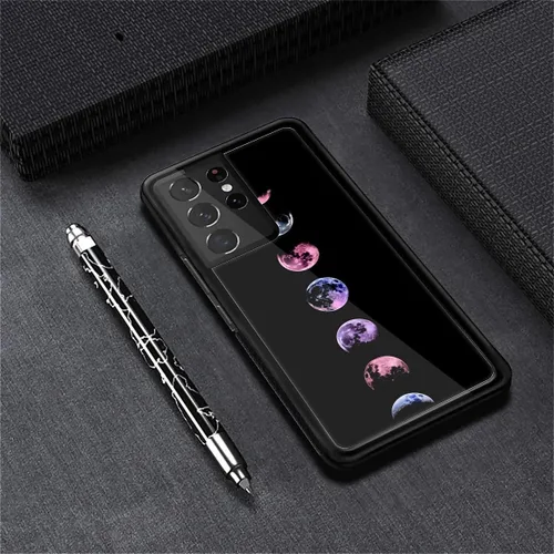 Miniatura 5 de CARLOCA Funda para Samsung Galaxy S22 Ultra, Full Moon Change S22 Ultra para hombres, mujeres, niños y niñas, TPU suave antiarañazos, a prueba