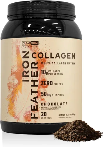 Miniatura 10 de Iron Feather - Polvo de colágeno Sin sabor Proteína de colágeno múltiple con vitamina C Ayuda a las articulaciones, tendones, recuperación