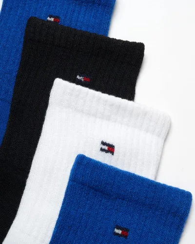 Miniatura 4 de Tommy Hilfiger Calcetines para hombre - Calcetines tobilleros de corte de cuarto (12 unidades)