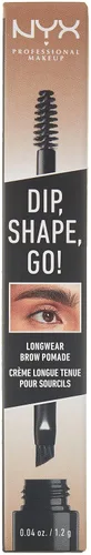 Miniatura 2 de NYX PROFESSIONAL MAKEUP Dip, Shape, Go! Kit de cejas de larga duración - Rubio