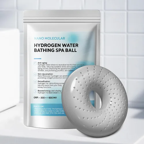 Bombas de bola de baño de hidrógeno para aliviar los músculos y el estrés, bombas de hidrógeno molecular H2 para spa y remojo de agua rica en