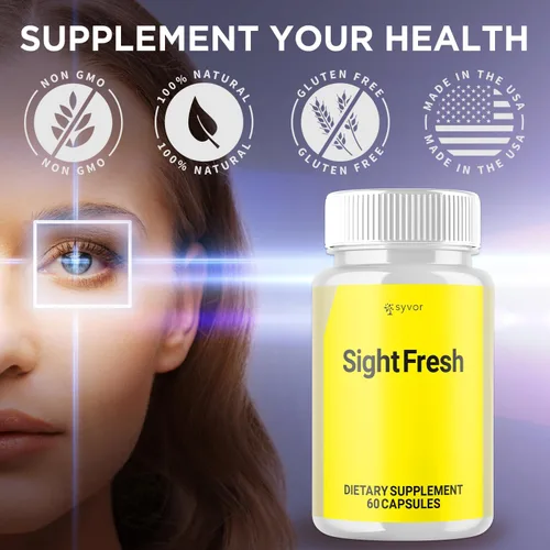 Miniatura 6 de Sight Fresh - Cápsulas Sight Fresh Advanced Vision Support Puills - Cápsula natural SightFresh que apoya la salud y el bienestar de los ojos