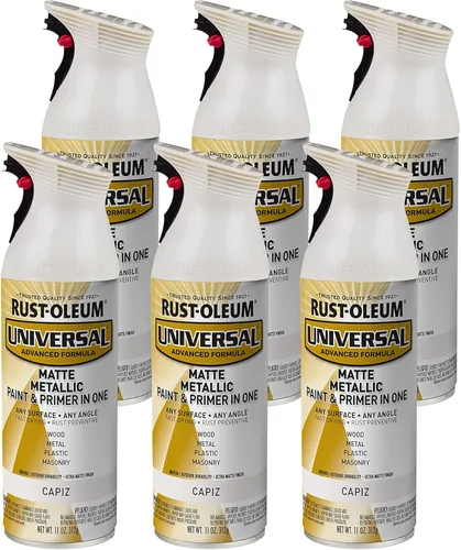 Miniatura 163 de Rust-Oleum 245197 Pintura en aerosol universal para todas las superficies, 12 onzas, negro satinado