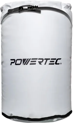 Miniatura 8 de POWERTEC 70009V Bolsa de recolección de polvo de plástico transparente, 19-1/2 pulgadas de diámetro x 33 pulgadas, paquete de 5 bolsas colectoras