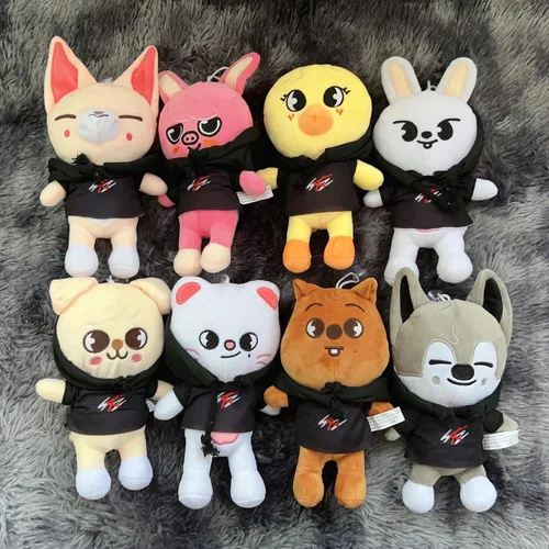 Miniatura 2 de RHEETADA 8 piezas de peluches de Skzoo, muñecas de peluche de SKZ para fanáticos y amigos, figura de animal de peluche suave, muñeca de peluche