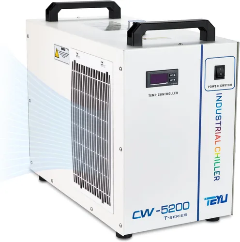 Miniatura 10 de Cloudray Enfriador de agua CW-3000 para grabador láser de CO2 y corte, enfriador láser, enfriador de agua industrial, con capacidad de tanque