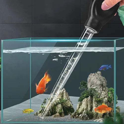 Miniatura 7 de WEAVERBIRD Cambiador de agua manual para pecera, gotero para acuario, 1.0 fl oz (1.0 fl oz), gotero de pipeta limpio para acuario, removedor de Negro