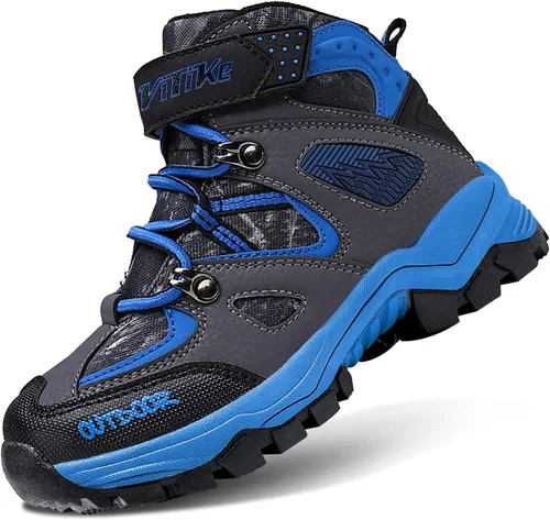 Littleplum Botas de nieve para niños, impermeables, antideslizantes, para senderismo, al aire libre, unisex, para niños pequeños y grandes