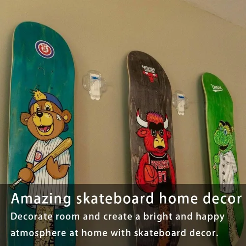 Miniatura 5 de Tablas de patineta en blanco de 31 x 8 pulgadas, natural, patineta de doble cola de arce de 7 capas, ideal para reemplazo, pintura artística