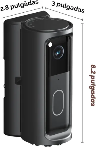 Miniatura 5 de Soporte para timbre Blink ajustable en ángulo de 360° compatible con timbre de video Blink (modelo 2025), soporte de cámara sin taladrar