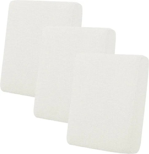 Miniatura 9 de Easy-Going - 4 Fundas de cojín elásticas para sofá seccional, izquierda/derecha, en forma de L, funda de asiento antideslizante, suave, flexible