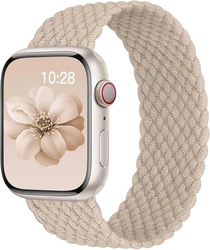 Miniatura 37 de Correa trenzada Solo Loop para Apple Watch de 40 mm, 42 mm, 41 mm, 38 mm, 44 mm, 46 mm, 45 mm Ultra/3 2 49 mm para hombres/mujeres, correa de nylon