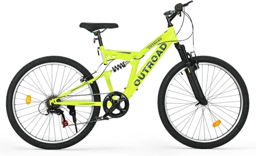 Miniatura 9 de Bicicleta de montaña para adultos, hombres y mujeres, 26 pulgadas 7 velocidades Mountian bicicleta con doble suspensión completa, doble freno V