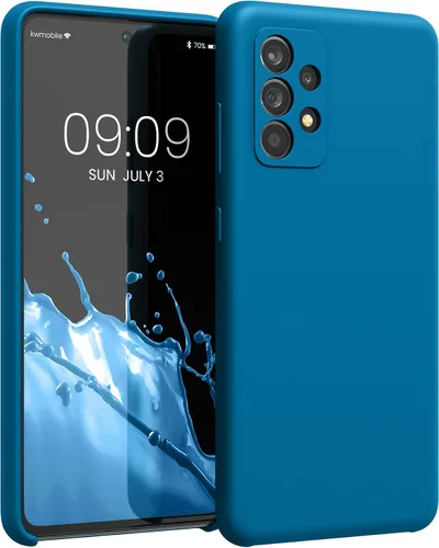 Miniatura 238 de kwmobile Funda Compatible con Samsung Galaxy A14 5G - Funda de teléfono de TPU y silicona con acabado suave - Verde Lima