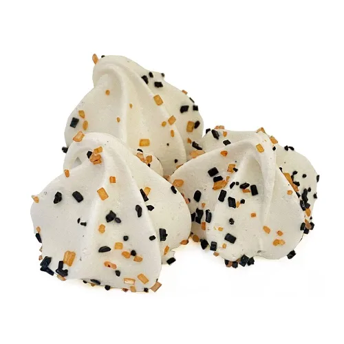 Miniatura 3 de Krunchy Melts Galletas originales de merengue Sabor vainilla de Halloween Solo 90 calorías por porción Sin grasa, sin gluten, sin lácteos