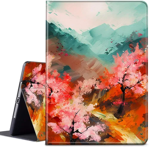Miniatura 10 de Funda para tablet Kindle Fire 7 2019/2017 lanzamiento 9ª/7ª generación 7 pulgadas, ligera, protectora de piel sintética, cubierta inteligente