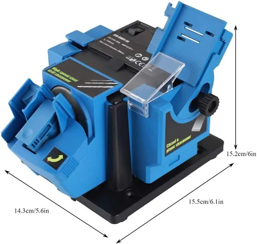 Miniatura 2 de Afilador de tijeras eléctrico, multifuncional para el hogar, herramienta de afilador eléctrico para tijeras, cuchillos, brocas, ángulo ajustable