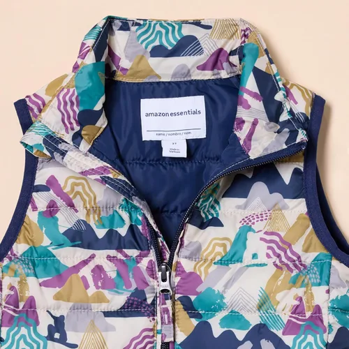 Miniatura 4 de Tienda Essentials - Chaleco acolchado impermeable para niño, ligero y fácil de guardar