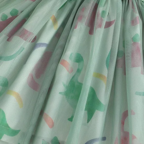 Miniatura 7 de Vestido de manga larga para bebé y niña, vestido casual de princesa floral, falda tutú acanalada para niños