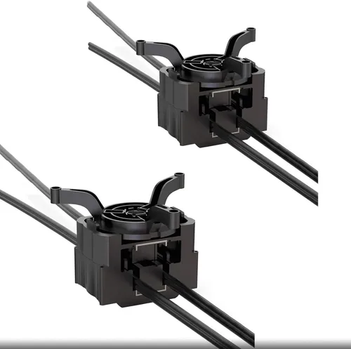 Miniatura 6 de Conector de cable para divisor de cable de bajo voltaje, paquete de 4 conectores de terminales de iluminación de paisaje al aire libre 8150-9801-04