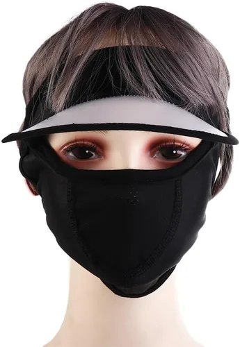 Miniatura 3 de Máscara facial de verano para mujer, protección solar, máscara de Gini, protección de los ojos, protección UV, velo, sombreros para conducir
