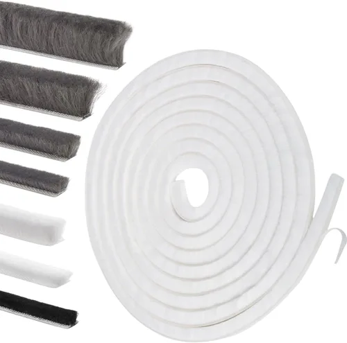 Miniatura 7 de Sello autoadhesivo para puertas y ventanas: relleno aislante insonorizante para marcos correderos, exteriores, frontales y jambas, 0.2 pulgadas x