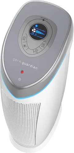 Miniatura 7 de GermGuardian Purificador de aire con filtro puro HEPA 13 para mascotas, elimina el 99.97% de los contaminantes, cubre habitaciones grandes de hasta