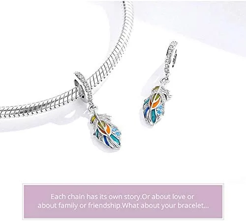 Miniatura 5 de Eternalll Jewellery - Abalorio original de plata de ley 925 con circonita cúbica, diseño de huella de perro