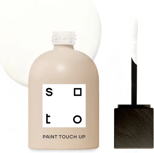 Miniatura 24 de soto Pintura de Retoque Rosa, Multi-Superficie, Acabado Mate (No. 31 Yeso Marroquí) — 10 Mililitros de Reparación de Arañazos para Muebles, Paredes