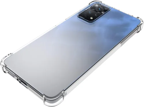 Miniatura 5 de USTIYA Funda para Redmi Note 11 Pro 5G Clear TPU Cuatro Esquinas Cubierta Protectora Transparente Suave Funda