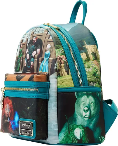 Miniatura 2 de Loungefly Disney Brave Merdina Princess Scene Mini Mochila, Multi, Tamaño único, Mochila