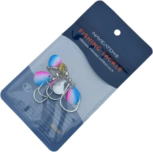 Miniatura 3 de Gancho de asistencia de plantilla con cuchilla giratoria, Spinner, giratorio láser UV, giratorio de alta velocidad, gancho BKK para agua salada