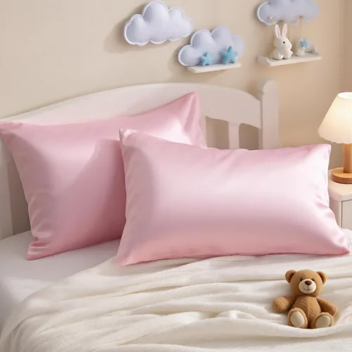 Miniatura 11 de NTBAY - Fundas de almohada de algodón egipcio para niños pequeños - Juego de 2 - Fundas de almohada de viaje - Fundas de 13x18 pulgadas de algodón
