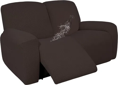 Miniatura 22 de Easy-Going - Funda 100 % impermeable doble para sofá reclinable, diseño jacquard, en 1 pieza, a prueba de derrames, para niños, mascotas, perros