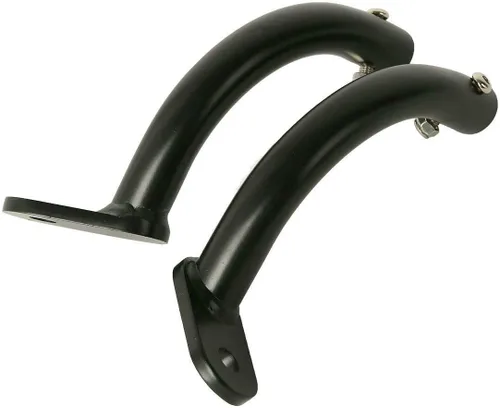 Miniatura 3 de TCT-MOTORPARTS Soporte de protección de alforja con bracket se adapta a Harley Touring FLHT modelos 97-08 Negro