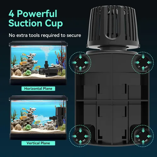 Miniatura 4 de Bomba de agua sumergible 1587 GPH, bomba de estanque de 55 W con 16.5 pies. Altura de elevación para piscina de estanque Koi, cascada, pecera