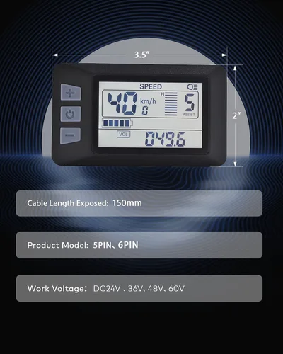 Miniatura 6 de Pantalla Ebike P3H