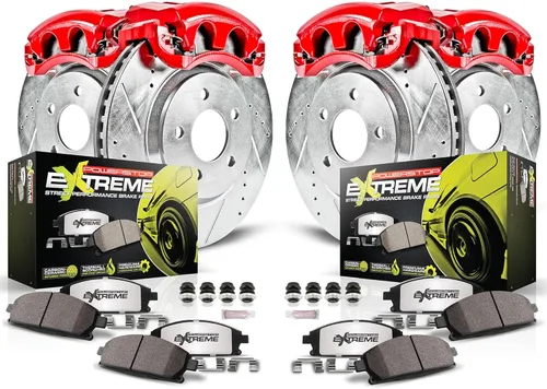 Power Stop KC2840-26 Kit de freno delantero y trasero Z26 Street Warrior Chrysler Dodge Jeep para Chrysler 200, Chrysler Sebring, Dodge Avenger,