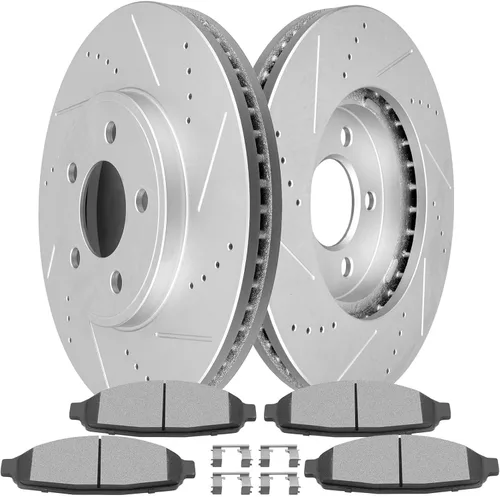 Miniatura 29 de SCITOO Kit de freno delantero Rotores de freno delantero y pastillas de freno de cerámica para Hyundai Sonata 2009-2015, 2011-2016 para Kia Optima