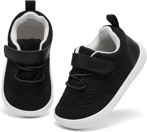 Miniatura 2 de MORENDL Zapatos de bebé para caminar para niños y niñas, zapatos de tenis antideslizantes para niños y niñas