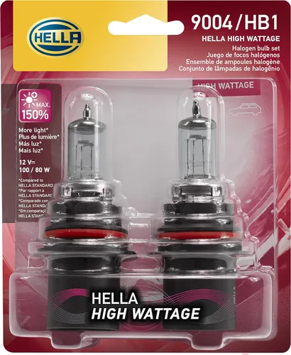 Miniatura 12 de HELLA 9004 - Kit de ampolla doble de 2.0 TB de alto rendimiento, 12 V, 65/45 W, paquete de 2