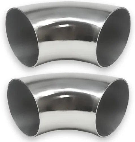 Miniatura 8 de Tubo de codo de escape OD de 2 pulgadas y 90 grados (codo doblado de mandril) SS304 de acero inoxidable apto para codo de escape modificado