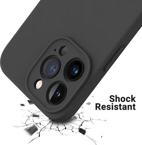 Miniatura 8 de OTOFLY Diseñada para iPhone 13 Pro Max, funda delgada de silicona a prueba de golpes con protector de lente de cámara para iPhone 13 Pro Max de 6.7