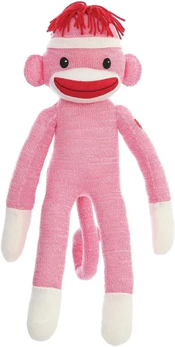 Miniatura 12 de Plushland Adorable Mono de Calcetines, El Original y Tradicional Juguete de Animal de Peluche Tejido a Mano - Regalo para Niños, Bebés, 16" púrpura