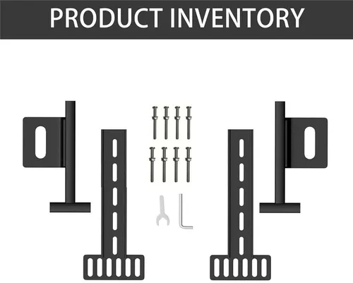 Miniatura 6 de Soportes de cabecera ajustables para marco de cama de metal, soportes universales para cabecero con kit de extensión de estribo para cama