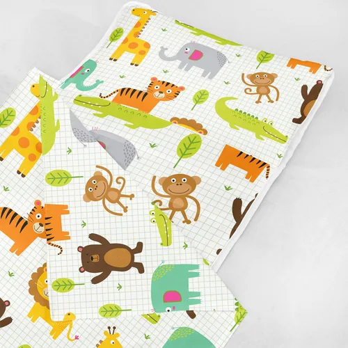 Miniatura 5 de Tapete para siesta – Saco de dormir de animales con almohada extraíble – Juego de ropa de cama para guardería y fiestas de pijamas, preescolar