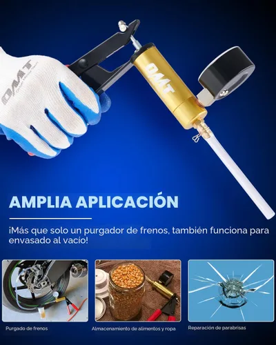 Miniatura 8 de Orion Motor Tech Kit de purga de frenos con bomba de vacío manual y adaptadores, kit de purga de frenos para líquido de frenos y líquido